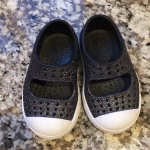 Little girls Native shoes.